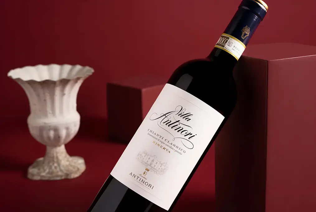 Beauty image of Villa Antinori Riserva wine.
