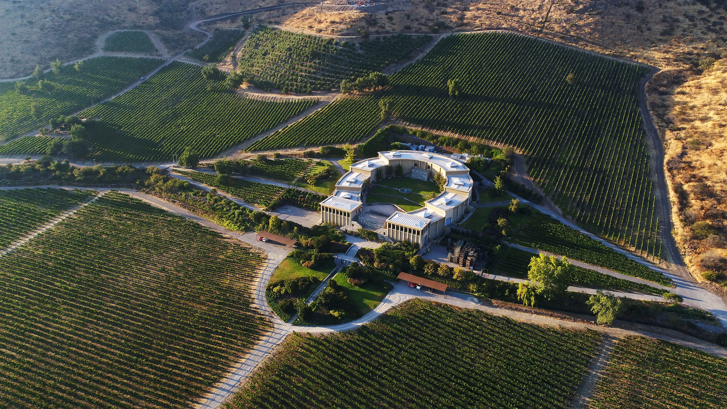 Haras de Pirque estate aerial