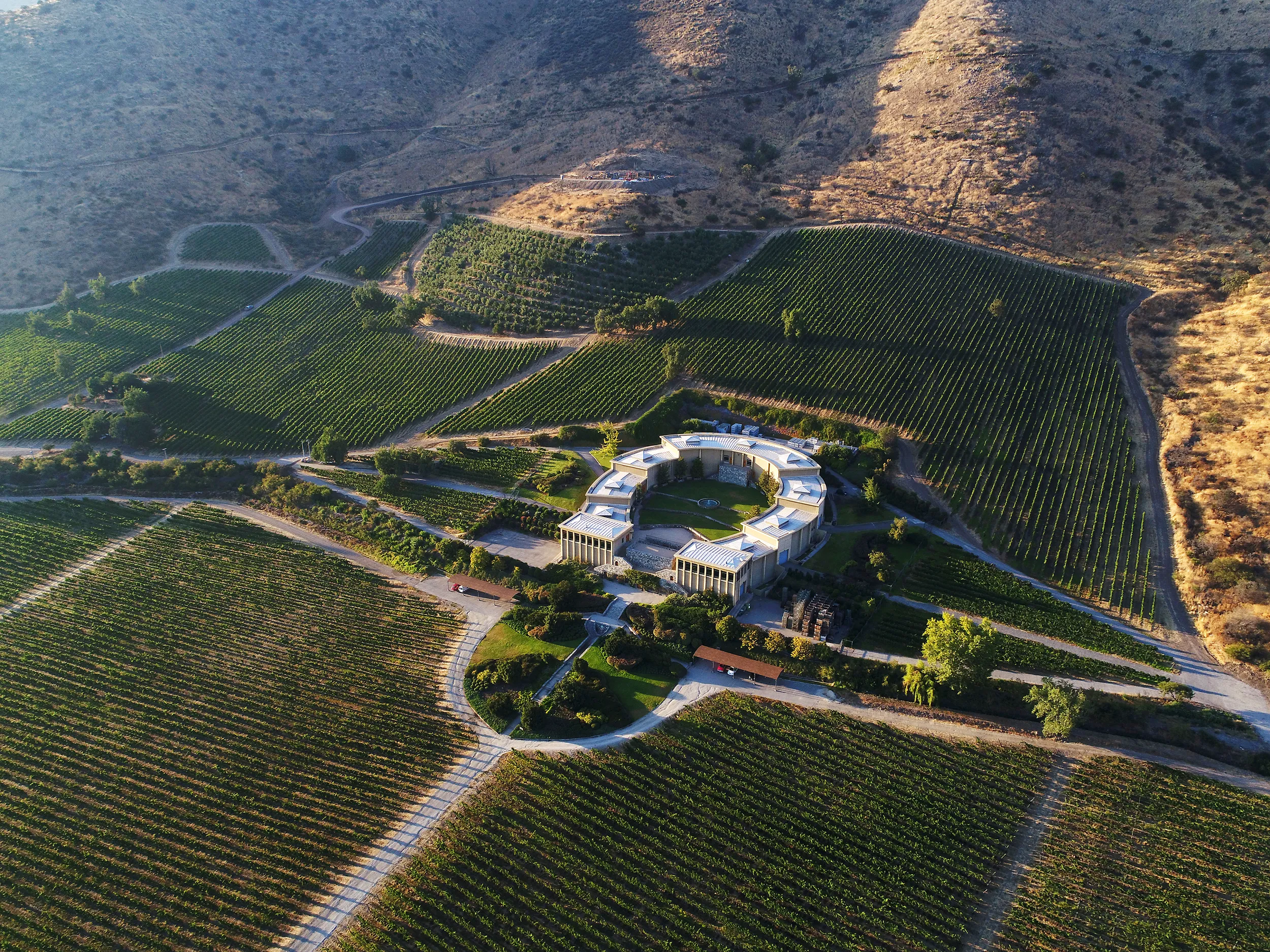 Haras de Pirque estate aerial